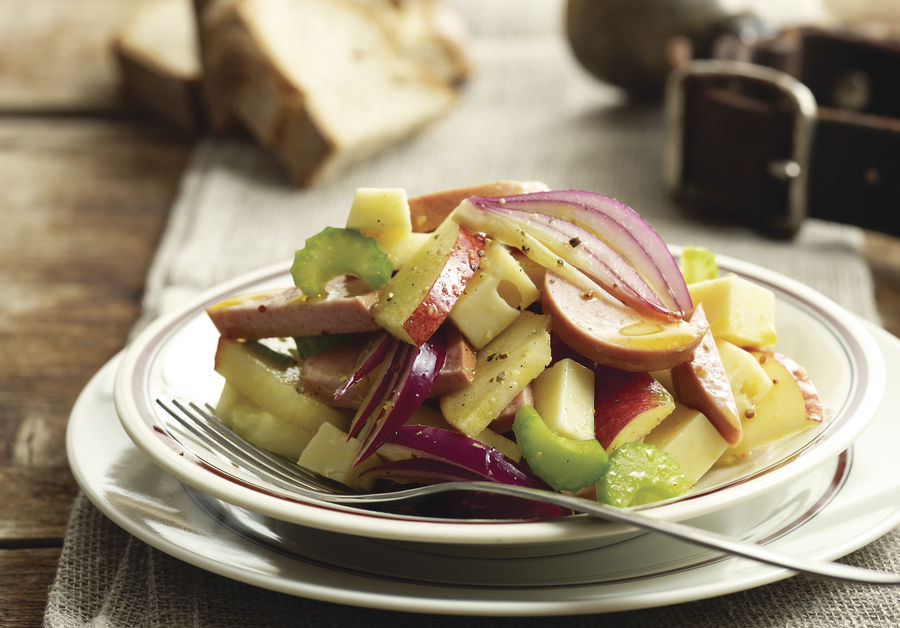 Salada de queijo alpino