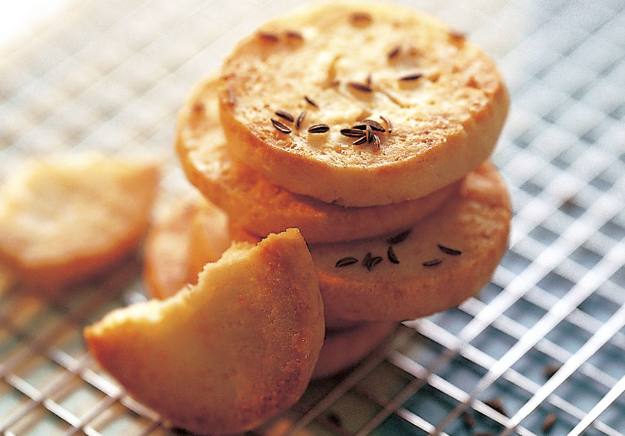 Tostas de queijo Gruyère